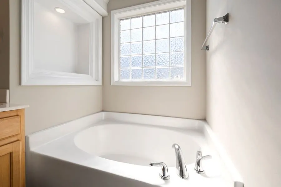 Frosted glass window in a washroom, the simplest way to ventilate a small WC
