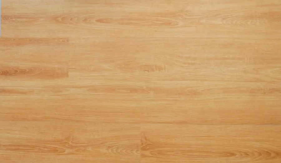 Warm wood-effect vinyl plank flooring